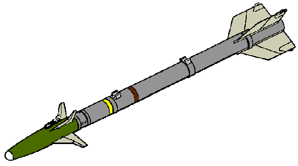 AIM-9M Sidewinder Missile - 6.6 KB